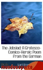 Portada de THE JOBSIAD: A GROTESCO-COMICO-HEROIC POEM FROM THE GERMAN