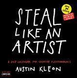 Portada de STEAL LIKE AN ARTIST WALL CALENDAR 2017 BY AUSTIN KLEON (2016-07-12)