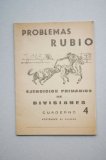 Portada de PROBLEMAS RUBIO : EJERCICIOS PRIMARIOS DE DIVISIONES. CUADERNO 4 : PERTENECE AL ALUMNO