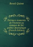 Portada de DERNIERS MOMENTS DE L'HOMME AU MASQUE DE FER; POÃ«ME DRAMATIQUE (FRENCH EDITION)