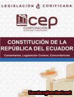 Portada de CONSTITUCIÓN DE LA REPÚBLICA DEL ECUADOR - EBOOK