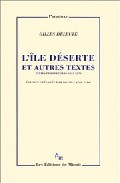 Portada de L'ILE DESERTE ET AUTRES TEXTES: TEXTES ET ENTRETIENS 1953-1974