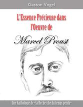 Portada de L‘ESSENCE PRÉCIEUSE DANS L‘OEUVRE DE MARCEL PROUST