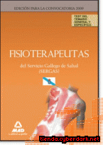 Portada de FISIOTERAPEUTAS DEL SERVICIO GALLEGO DE SALUD (SERGAS). TEST  DEL TEMARIO GENERAL Y  ESPECÍFICO. - EBOOK