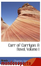 Portada de CARR OF CARRLYON: A NOVEL, VOLUME I