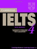 Portada de CAMBRIDGE IELTS 4 STUDENT'S BOOK WITH ANSWERS: EXAMINATION PAPERS FROM UNIVERSITY OF CAMBRIDGE ESOL EXAMINATIONS (CAMBRIDGE BOOKS FOR CAMBRIDGE EXAMS)