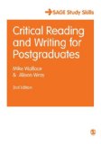 Portada de CRITICAL READING AND WRITING FOR POSTGRADUATES