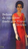 Portada de SEÑORA DE ROJO SOBRE FONDO GRIS