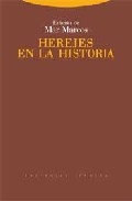 Portada de HEREJES DE LA HISTORIA