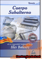 Portada de CUERPO SUBALTERNOS DE LA COMUNIDAD AUTÓNOMA DE LAS ILLES BALEARS. TEMARIO. - EBOOK