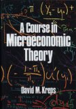 Portada de A COURSE IN MICROECONOMIC THEORY