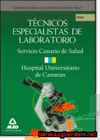 Portada de TÉCNICOS ESPECIALISTAS DE LABORATORIO DEL SERVICIO CANARIO DE SALUD/HOSPITAL UNIVERSITARIO DE CANARIAS. TEST - EBOOK