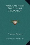 Portada de AMERICAN NOTES FOR GENERAL CIRCULATION