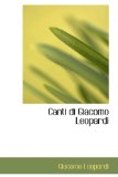 Portada de CANTI DI GIACOMO LEOPARDI
