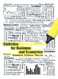 Portada de STATISTICS FOR BUSINESS AND ECONOMICS