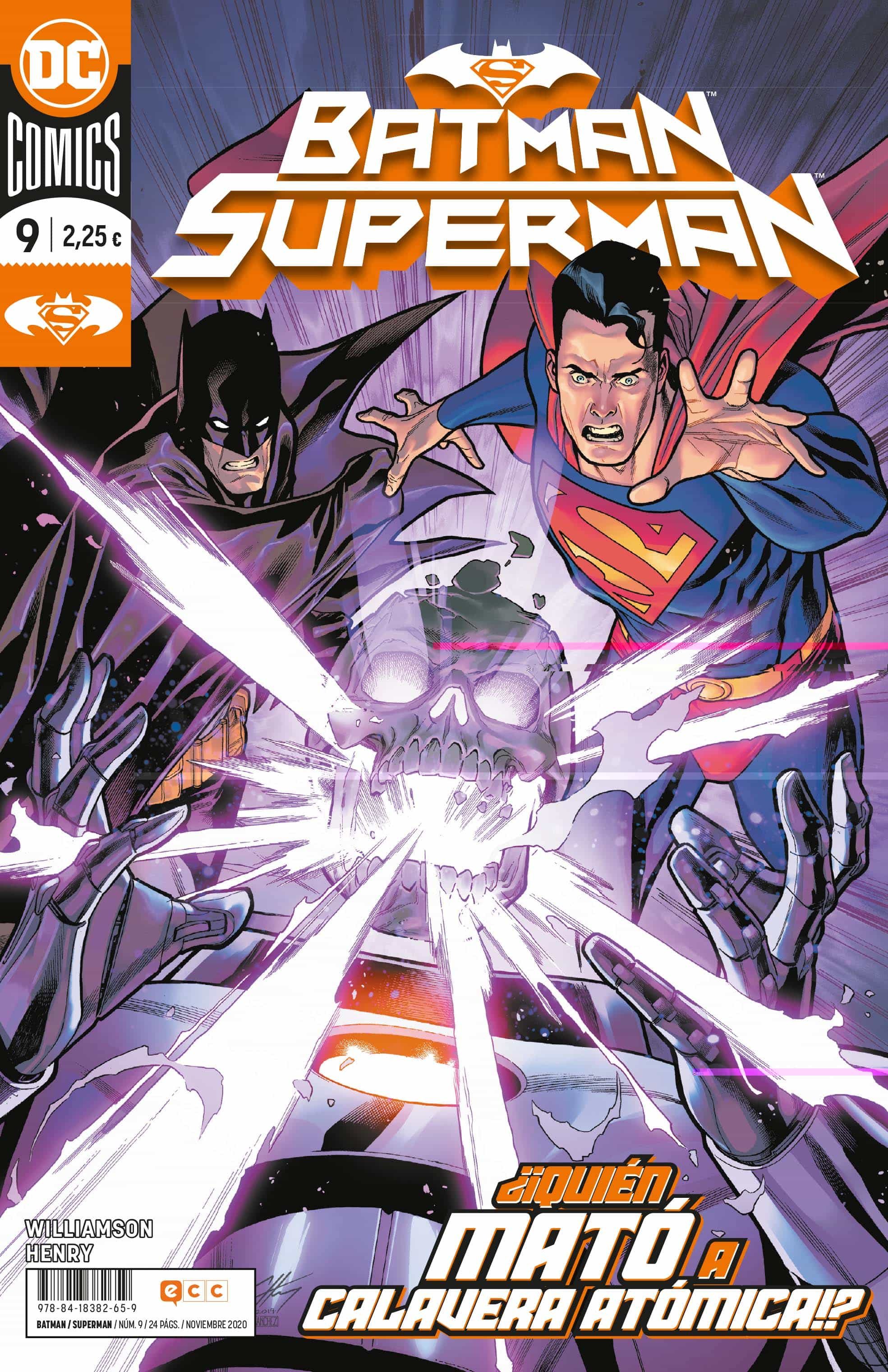 Portada de BATMAN/SUPERMAN Nº 9