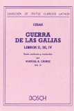 Portada de GUERRA DE LAS GALIAS, COMENTARIOS II, III Y IV