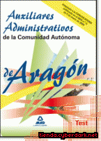 Portada de AUXILIARES ADMINISTRATIVOS DE LA COMUNIDAD AUTÓNOMA DE ARAGÓN. TEST - EBOOK