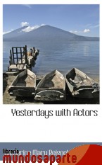 Portada de YESTERDAYS WITH ACTORS