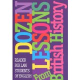 Portada de DOZEN LESSONS FROM BRITISH HISTORY: READER