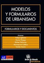 Portada de MODELOS Y FORMULARIOS DE URBANISMO