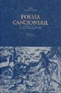 Portada de POESIA CANCIONERIL CASTELLANA