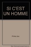 Portada de SI C'EST UN HOMME
