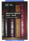 Portada de LITERATURA ESPAÑOLA  (1936 - 2000)