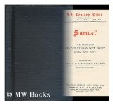 Portada de SAMUEL : INTRODUCTION, REVISED VERSION WITH NOTES, INDEX AND MAPS / EDITED BY THE REV. A. R. S. KENNEDY