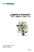 Portada de ¿FAMILIA O FAMILIAS?: ESTRUCTURA FAMILIAR EN LA SOCIEDAD ACTUAL