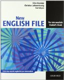 Portada de NEW ENGLISH FILE. PRE-INTERMEDIATE. ENTRY CHECKER-STUDENT'S BOOK-WORKBOOK-MY DIGITAL BOOK. CON ESPANSIONE ONLINE. PER LE SCUOLE SUPERIORI. CON CD-ROM