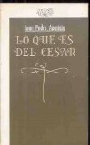 Portada de LO QUE ES DEL CESAR