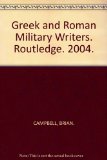 Portada de GREEK AND ROMAN MILITARY WRITERS. ROUTLEDGE. 2004.