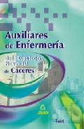 Portada de AUXILIARES DE ENFERMERIA DE LA DIPUTACION PROVINCIAL DE CACERES.TEST