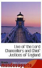 Portada de LIVE OF THE LORD CHANCELLORS AND CHIEF JUSTICES OF ENGLAND