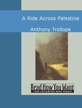 Portada de A RIDE ACROSS PALESTINE