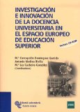 Portada de INVESTIGACIÓN E INNOVACIÓN DE LA DOCENCIA UNIVERSITARIA EN EL ESPACIO EUROPEO DE EDUCACIÓN