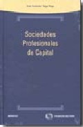 Portada de SOCIEDADES PROFESIONALES DE CAPITAL