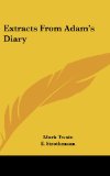 Portada de EXTRACTS FROM ADAM'S DIARY