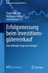 Portada de ERFOLGSMESSUNG BEIM INVESTITIONSGÜTEREINKAUF