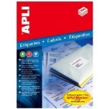 Portada de C/100 HOJAS ETIQUETAS FT/IM 70X35 APLI CANTOS RECTOS