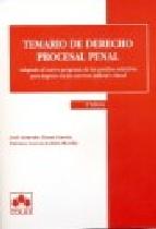 Portada de TEMARIO DE DERECHO PROCESAL PENAL (4ª ED)