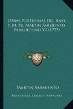 Portada de OBRAS POSTHUMAS DEL RMO. P. M. FR. MARTIN SARMIENTO, BENEDICTINO V1 (1775)