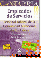 Portada de EMPLEADOS DE SERVICIOS. PERSONAL LABORAL DE LA COMUNIDAD AUTÓNOMA DE CANTABRIA. TEMARIO Y TEST PARTE ESPECÍFICA - EBOOK