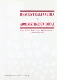 Portada de DESCENTRALIZACIÓN Y ADMINISTRACIÓN LOCAL