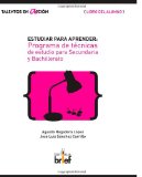 Portada de ESTUDIAR PARA APRENDER: PROGRAMA DE TECNICAS DE ESTUDIO PARA SECUNDARIA Y BACHILLERATO. LIBRO DEL ALUMNO