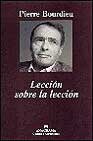 Portada de LECCION SOBRE LA LECCION