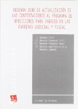 Portada de ADDENDA 2008 DE ACTUALIZACIÓN DE LAS CONTESTACIONES AL PROGRAMA DE OPOSICIONES PARA INGRESO EN LAS CARRERAS JUDICIAL Y FISCAL