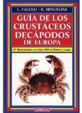 Portada de GUIA DE CRUSTACEOS DECAPODOS DE EUROPA