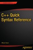 Portada de C++ QUICK SYNTAX REFERENCE